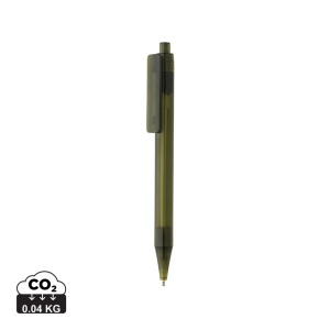 Stylo transparent X8 en rPET GRS 5