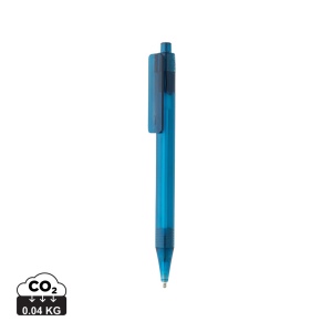 Stylo transparent X8 en rPET GRS 4