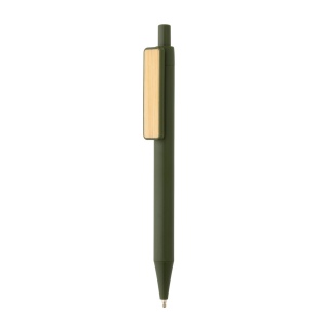 Stylo en ABS recyclé GRS avec clip en bambou 31