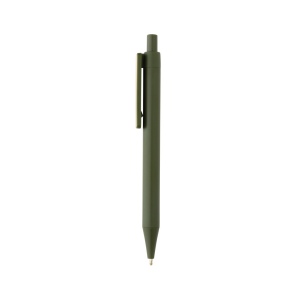 Stylo en ABS recyclé GRS avec clip en bambou 33