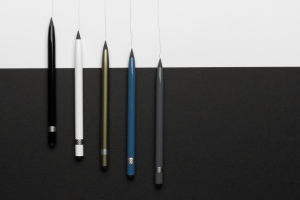 Crayon infini en aluminium avec gomme 10