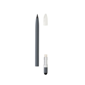 Crayon infini en aluminium avec gomme 12