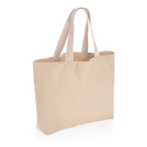 Grand sac tote en toile 240 g/m² recyclée non teintée Aware™ 32