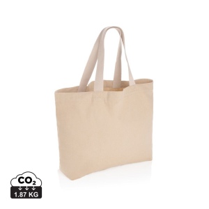 Grand sac tote en toile 240 g/m² recyclée non teintée Aware™ 7