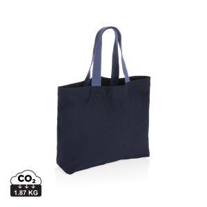 Grand sac tote en toile 240 g/m² recyclée non teintée Aware™ 5