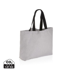 Grand sac tote en toile 240 g/m² recyclée non teintée Aware™ 4