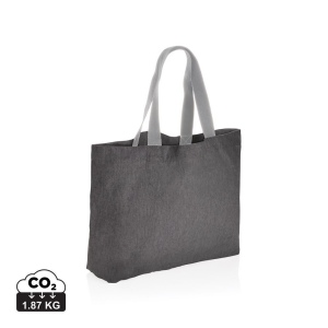Grand sac tote en toile 240 g/m² recyclée non teintée Aware™ 6