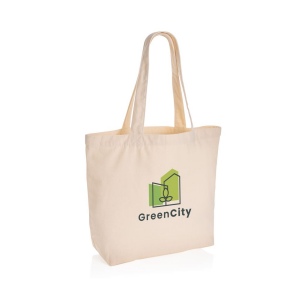 Sac shopping en toile 240g/m² recyclée non teinté Aware™ 12
