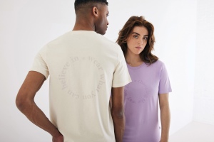 T-shirt en coton recyclé non teinté IQONIQ Manuel 129