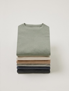 T-shirt en coton recyclé non teinté IQONIQ Manuel 100