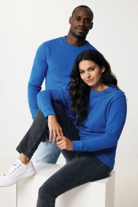 Sweater à col rond en coton recyclé IQONIQ Zion 217