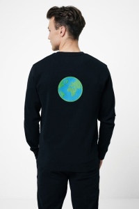 Sweater à col rond en coton recyclé IQONIQ Zion 19