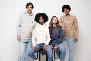 Pull à col rond en coton recyclé non teinté IQONIQ Denali 145