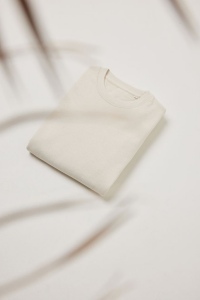 Pull à col rond en coton recyclé non teinté IQONIQ Denali 176