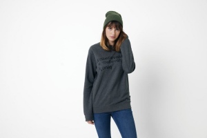Pull à col rond en coton recyclé non teinté IQONIQ Denali 39