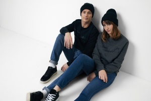 Pull à col rond en coton recyclé non teinté IQONIQ Denali 40