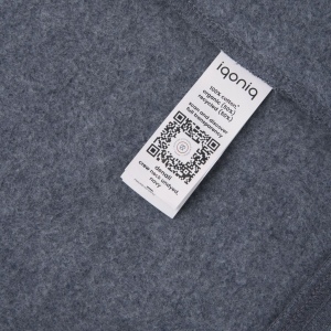 Pull à col rond en coton recyclé non teinté IQONIQ Denali 100