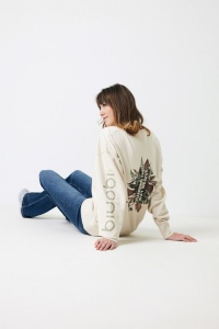 Sweater à col rond en coton recyclé IQONIQ Kruger 143