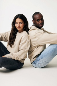 Sweater à col rond en coton recyclé IQONIQ Kruger 58