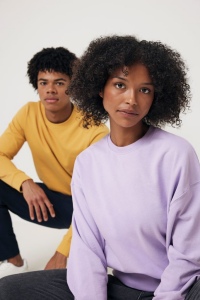 Sweater à col rond en coton recyclé IQONIQ Kruger 110