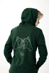 Sweat à capuche en coton recyclé IQONIQ Jasper 86