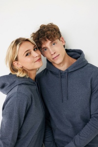 Sweat à capuche en coton recyclé et non teinté IQONIQ Torres 111