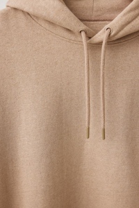 Sweat à capuche en coton recyclé et non teinté IQONIQ Torres 134