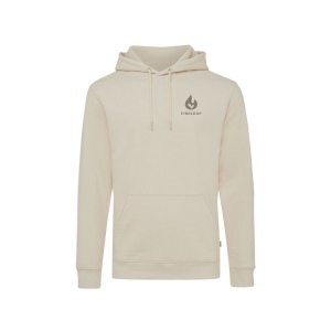 Sweat à capuche en coton recyclé et non teinté IQONIQ Torres 160