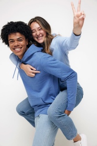 Sweat à capuche en coton recyclé et non teinté IQONIQ Torres 206