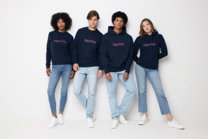 Sweat à capuche en coton recyclé IQONIQ Yoho 42