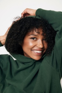 Sweat à capuche en coton recyclé IQONIQ Yoho 63
