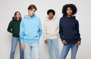 Sweat à capuche en coton recyclé IQONIQ Yoho 65