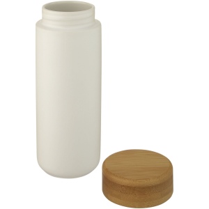 Gobelet en céramique Lumi de 300 ml avec couvercle en bambou 13