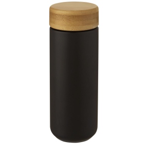 Gobelet en céramique Lumi de 300 ml avec couvercle en bambou 14