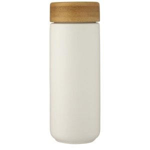Gobelet en céramique Lumi de 300 ml avec couvercle en bambou 5