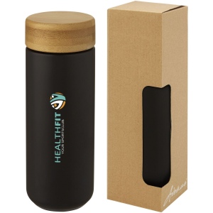 Gobelet en céramique Lumi de 300 ml avec couvercle en bambou 6