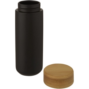 Gobelet en céramique Lumi de 300 ml avec couvercle en bambou 12