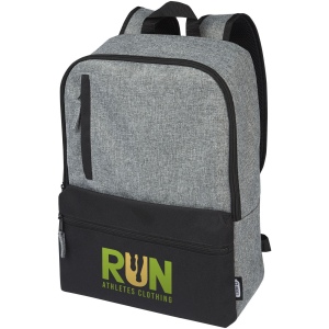 Sac à dos pour ordinateur portable Reclaim 15" recyclé GRS bicolore de 14 L 5
