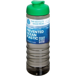 Bouteille de sport H2O Active® Eco Treble de 750 ml avec couvercle à bascule 34