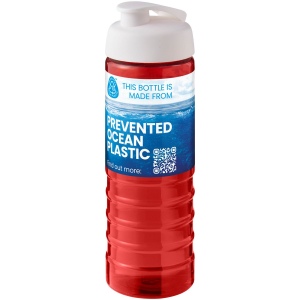 Bouteille de sport H2O Active® Eco Treble de 750 ml avec couvercle à bascule 35