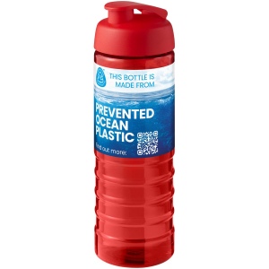 Bouteille de sport H2O Active® Eco Treble de 750 ml avec couvercle à bascule 37