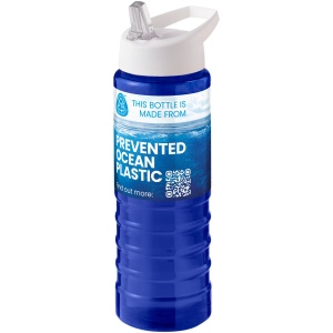 Bouteille de sport H2O Active® Eco Treble de 750 ml avec couvercle à bec verseur 24