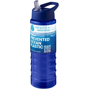 Bouteille de sport H2O Active® Eco Treble de 750 ml avec couvercle à bec verseur 25