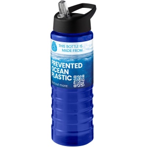 Bouteille de sport H2O Active® Eco Treble de 750 ml avec couvercle à bec verseur 26