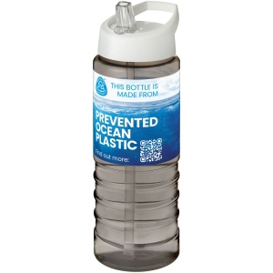 Bouteille de sport H2O Active® Eco Treble de 750 ml avec couvercle à bec verseur 28