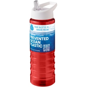 Bouteille de sport H2O Active® Eco Treble de 750 ml avec couvercle à bec verseur 32