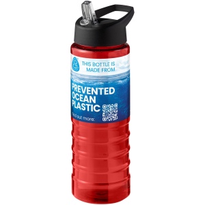 Bouteille de sport H2O Active® Eco Treble de 750 ml avec couvercle à bec verseur 33