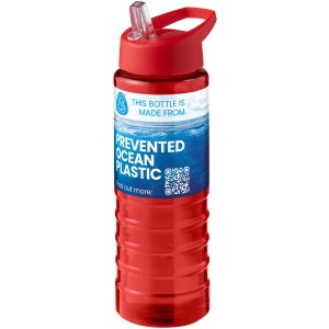 Bouteille de sport H2O Active® Eco Treble de 750 ml avec couvercle à bec verseur 34