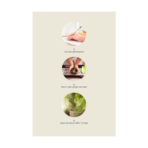 Crayon Sproutworld avec un message inspirant pour la nature 21