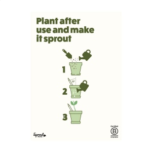 Crayon Sproutworld avec un message inspirant pour la nature 27